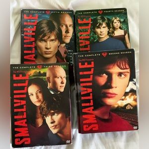 Smallville lunch box & tv series season 2-5 dvds